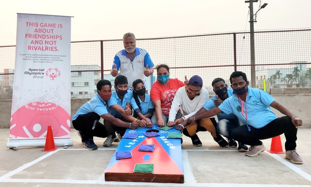SPECIAL OLYMPICS BHARAT-ODISHA LAUNCHES CORNHOLE GAME IN INDIA